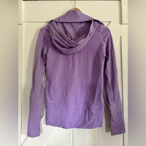 Lululemon Purple Zip Up Long Sleeve Sweater - Picture 2 of 3